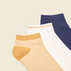 Lot 3 paires chaussettes camel homme