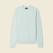 Pull fin col rond manches longues bleu clair homme