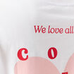 T-shirt manches courtes blanc femme