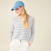 Pull éco-responsable creme femme