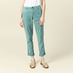 pantalon chino instinct vert fonce femme Pantalon chino Instinct vert foncé femme