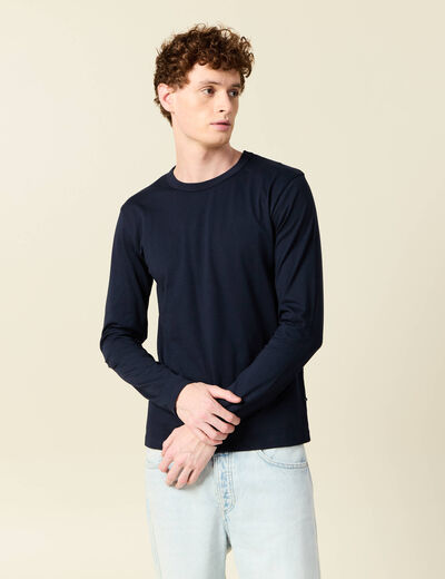 T-shirt éco-responsable bleu marine homme