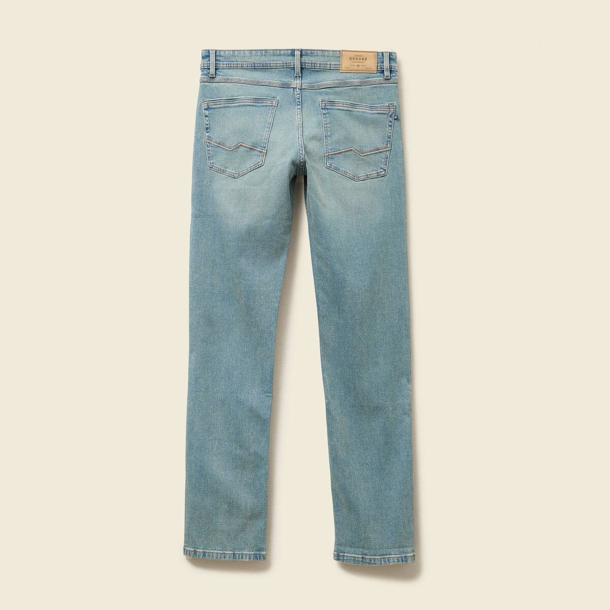 Jeans straight denim dirty homme