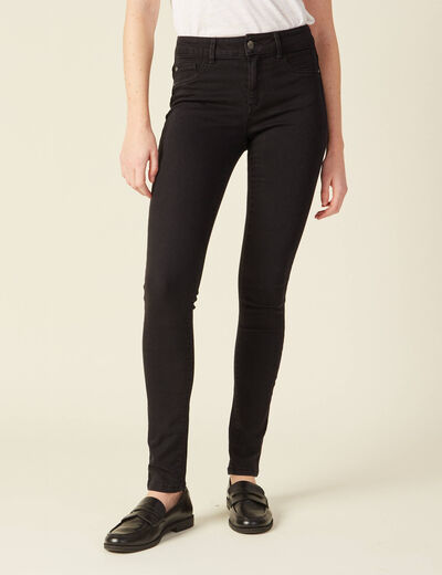 Jeans jegging denim noir femme