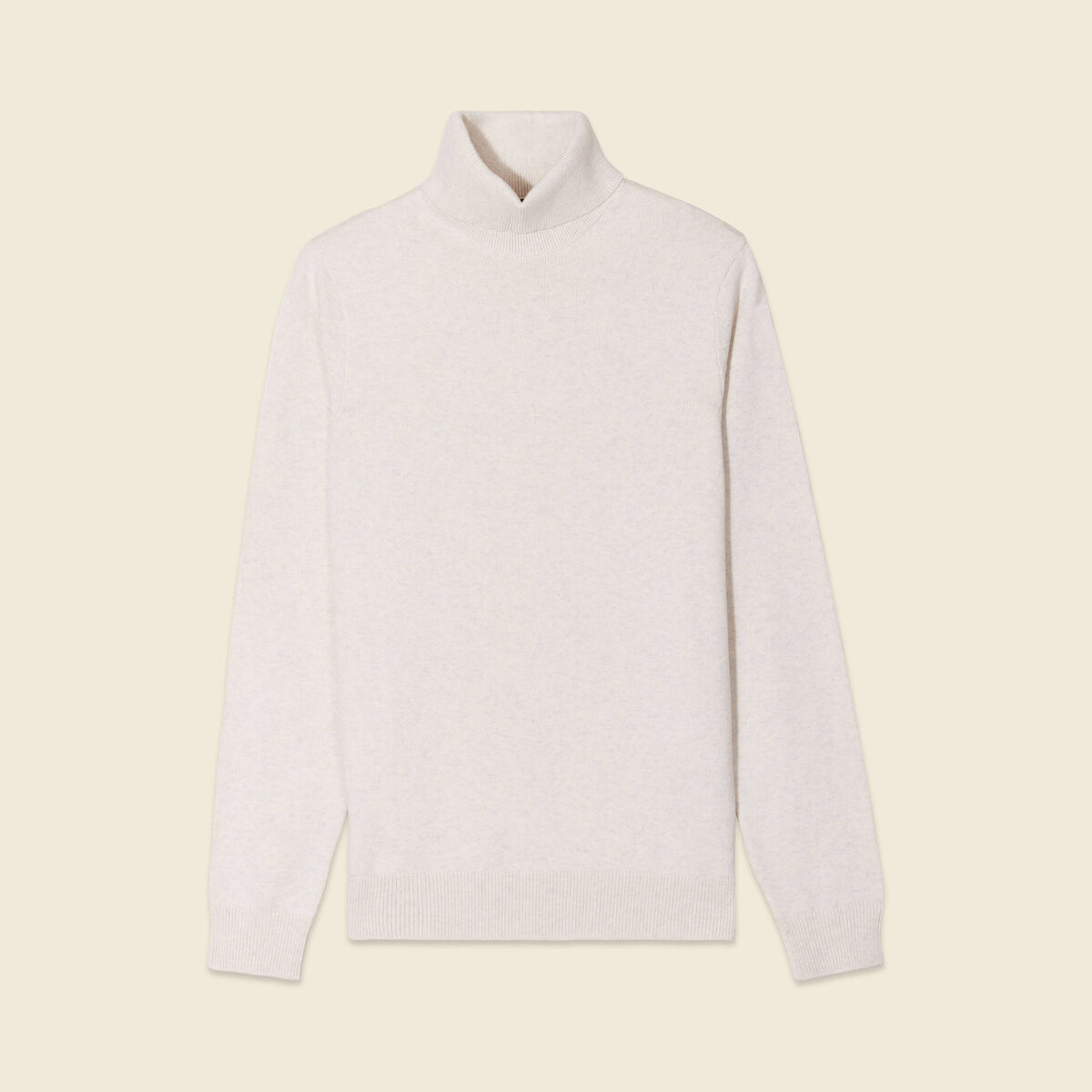 Pull manches longues ecru homme