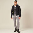 Pantalon chino slim gris homme