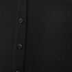 Robe sans manches en maille col carr&eacute; noir femme