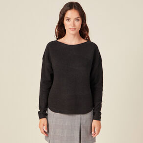 pull manches longues noir femme Pull manches longues noir femme