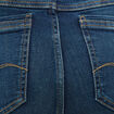 Jeans slim taille haute 7/8&egrave;me denim brut femme
