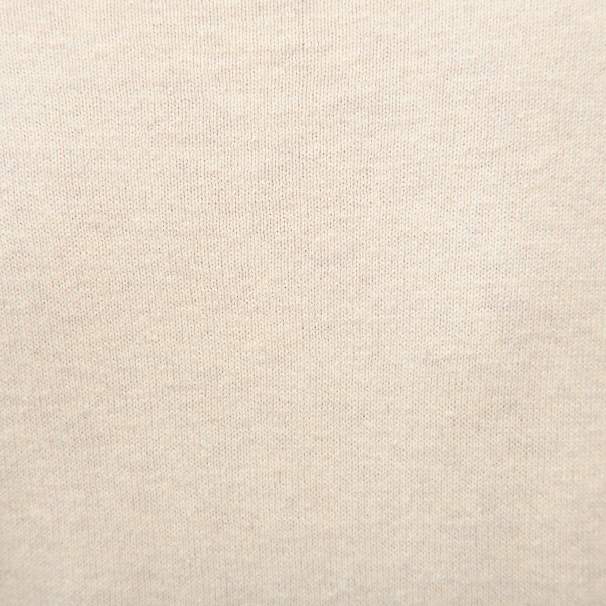 Pull droit col rond manches longues creme femme