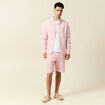 Chemise manches longues rose pastel homme