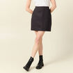 Jupe droite noir femme