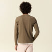 T-shirt manches longues taupe homme