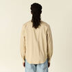Chemise manches longues beige homme