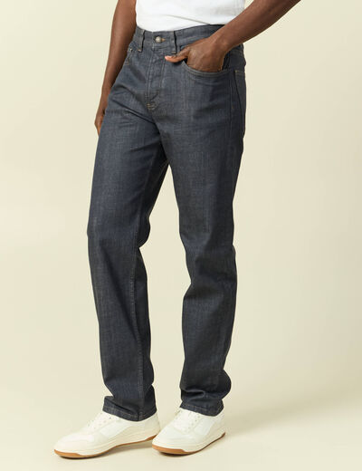 Jeans regular longueur 32 denim brut rinse homme