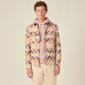 Surchemise éco-responsable beige homme