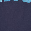 T-shirt manches courtes bleu marine femme