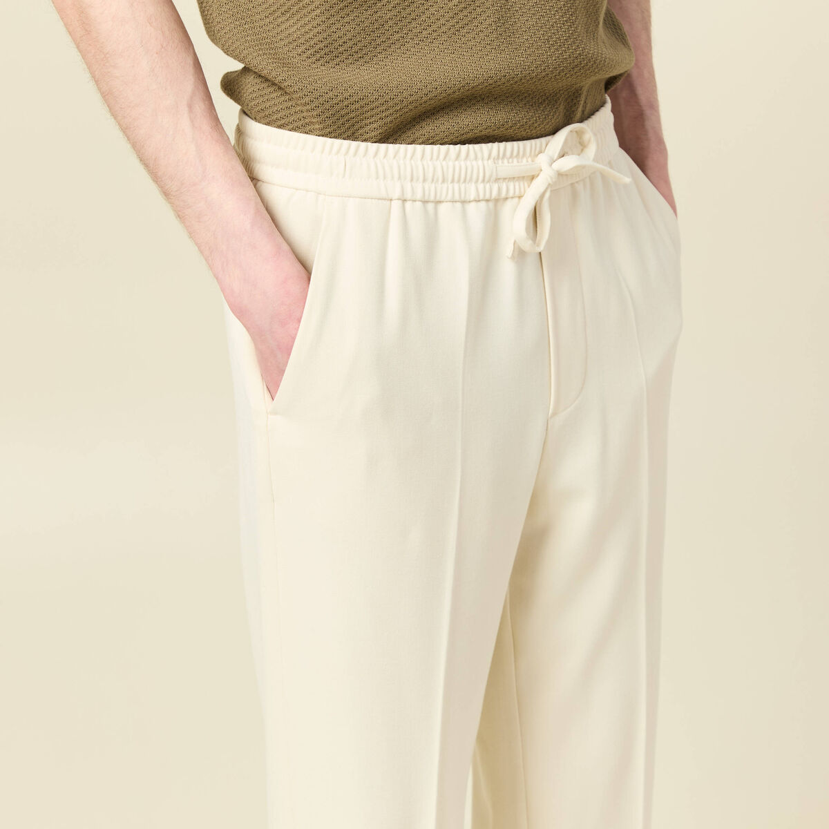 Pantalon ecru homme