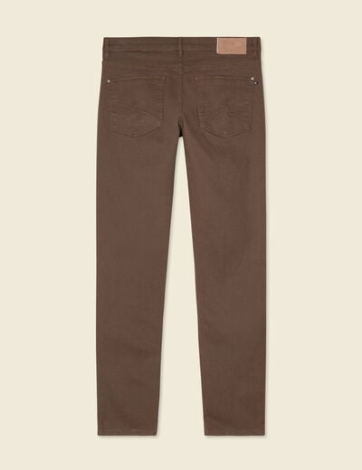 Jeans slim taupe homme