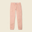 Pantalon cargo battle 7/8ème vieux rose femme