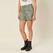 Short droit vert menthe femme