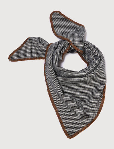 Foulard noir femme