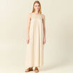 Robe empire éco-responsable creme femme