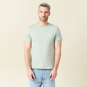 T-shirt manches courtes vert clair homme