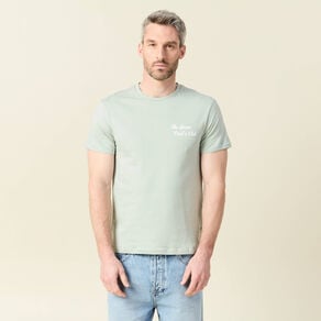 t shirt manches courtes vert clair homme T-shirt manches courtes vert clair homme