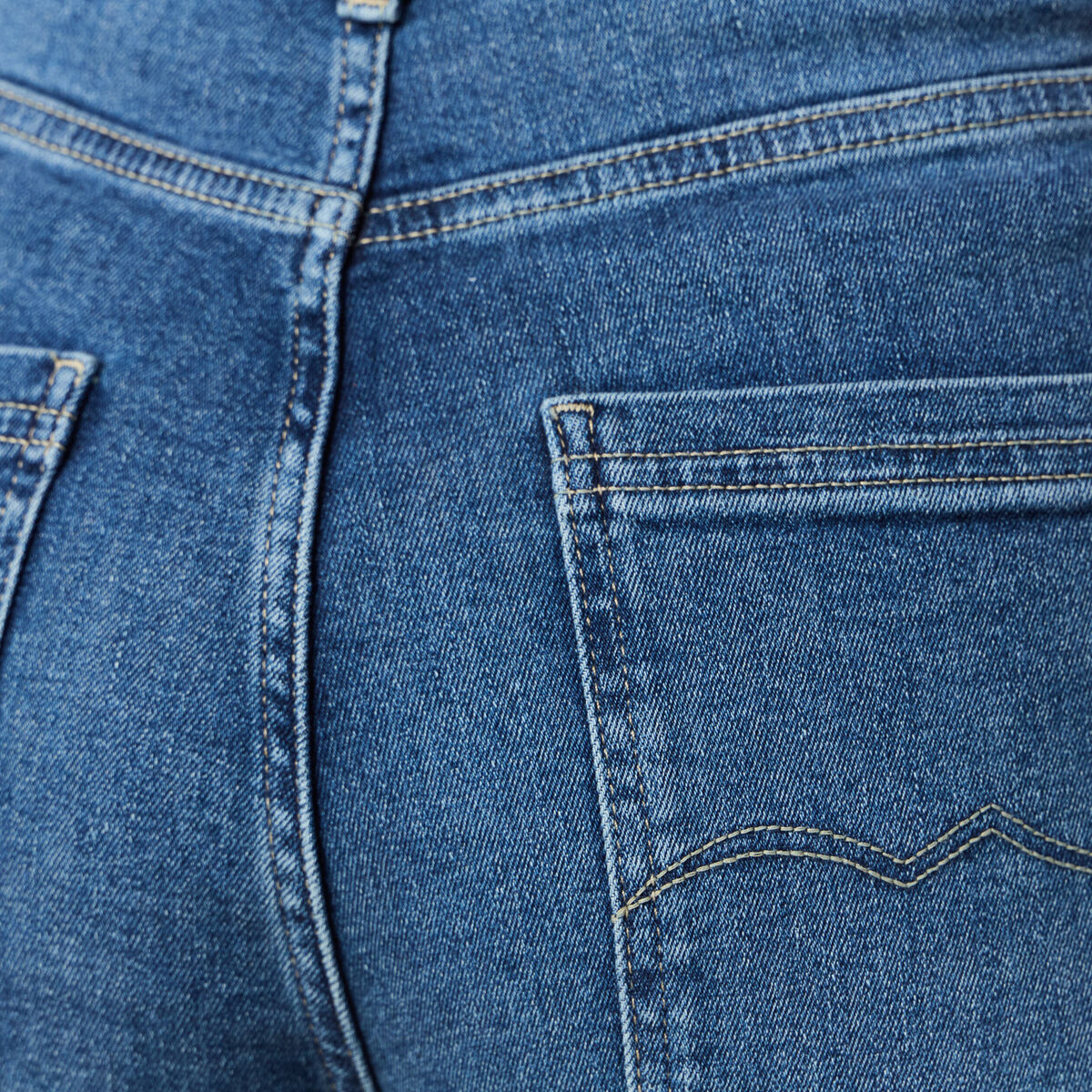 Jeans wide leg taille haute denim stone femme
