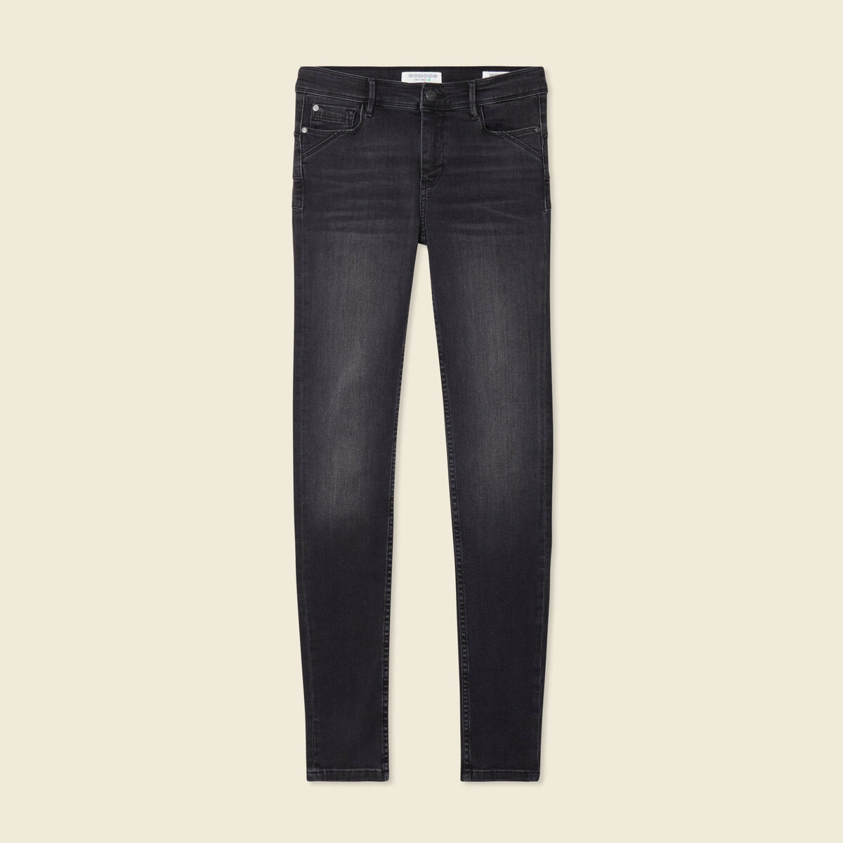 Jeans Marylin - skinny push up denim gris femme