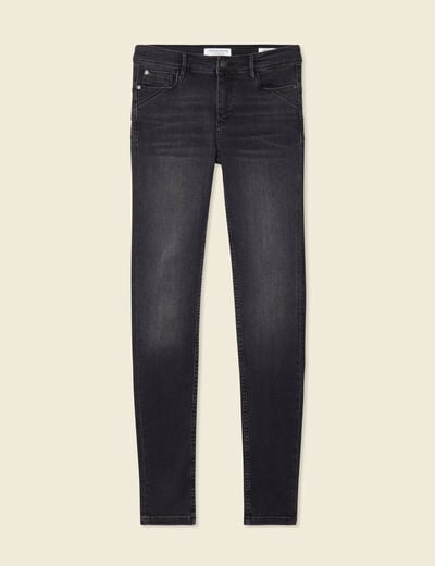 Jeans Marylin - skinny push up denim gris femme