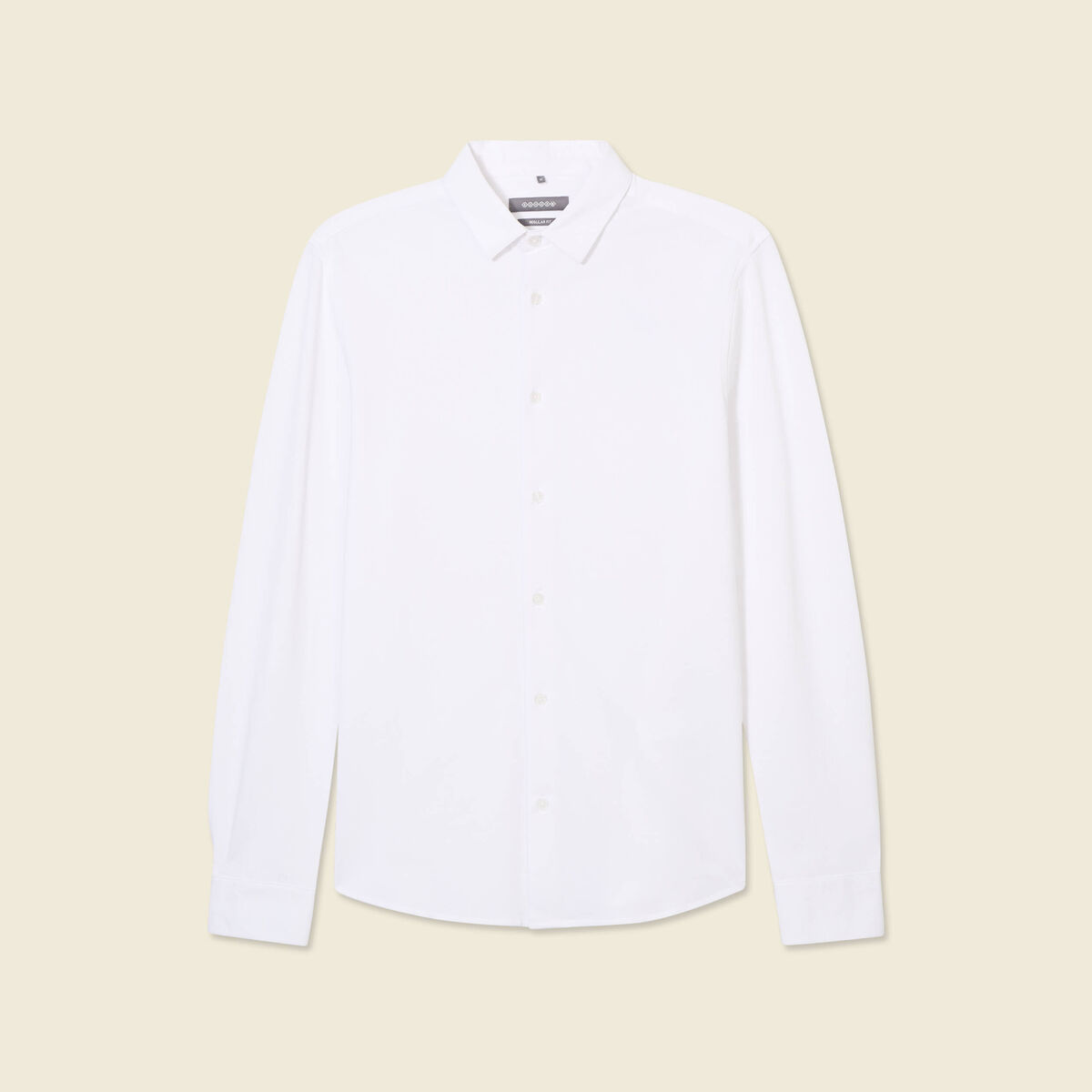 Chemise manches longues blanc homme