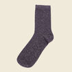 Chaussettes gris foncé femme