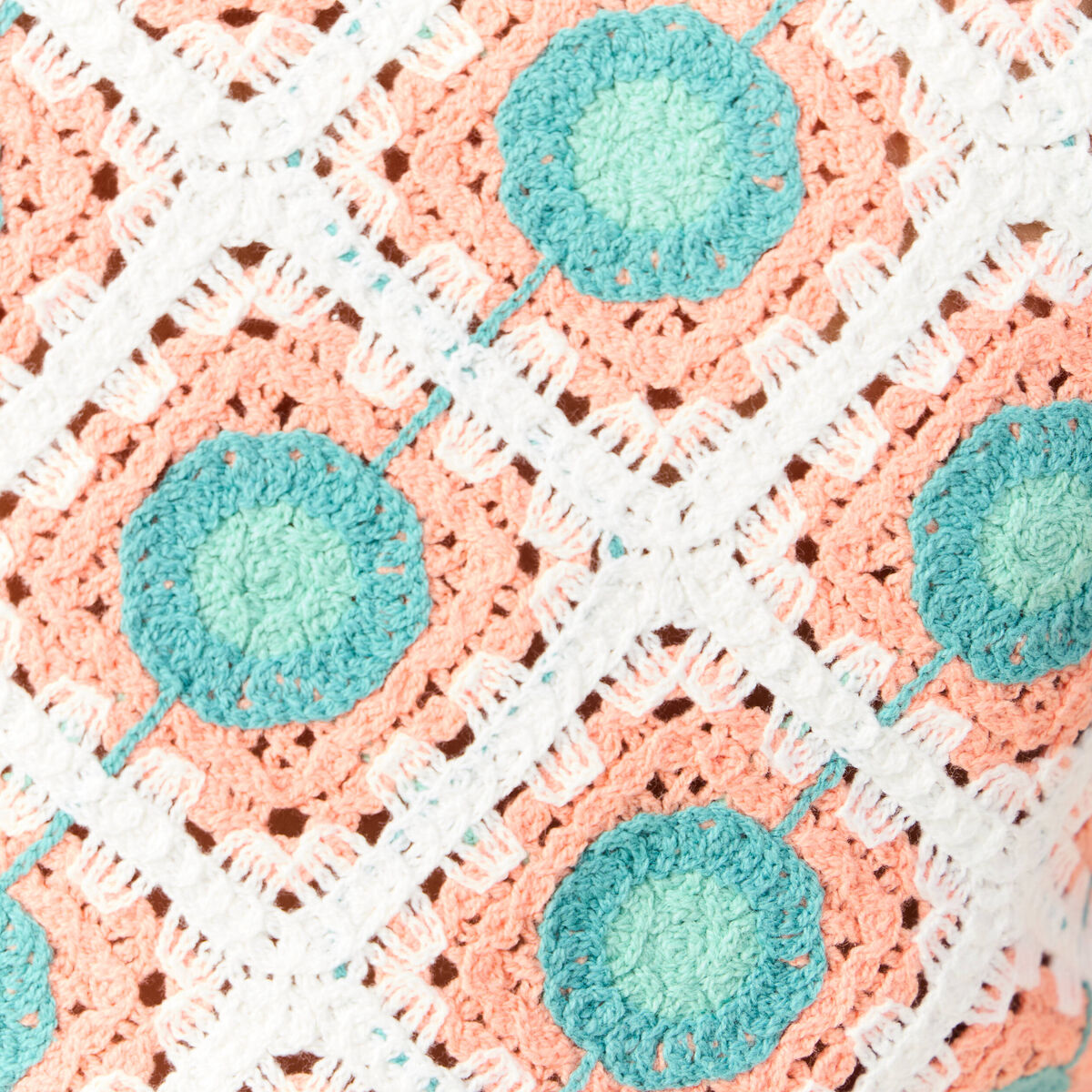 Débardeur en crochet vert clair femme