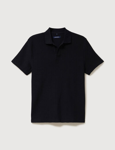 Polo manches courtes noir homme