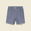 Short droit avec cordon bleu gris homme