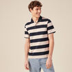 Polo manches courtes bleu marine homme