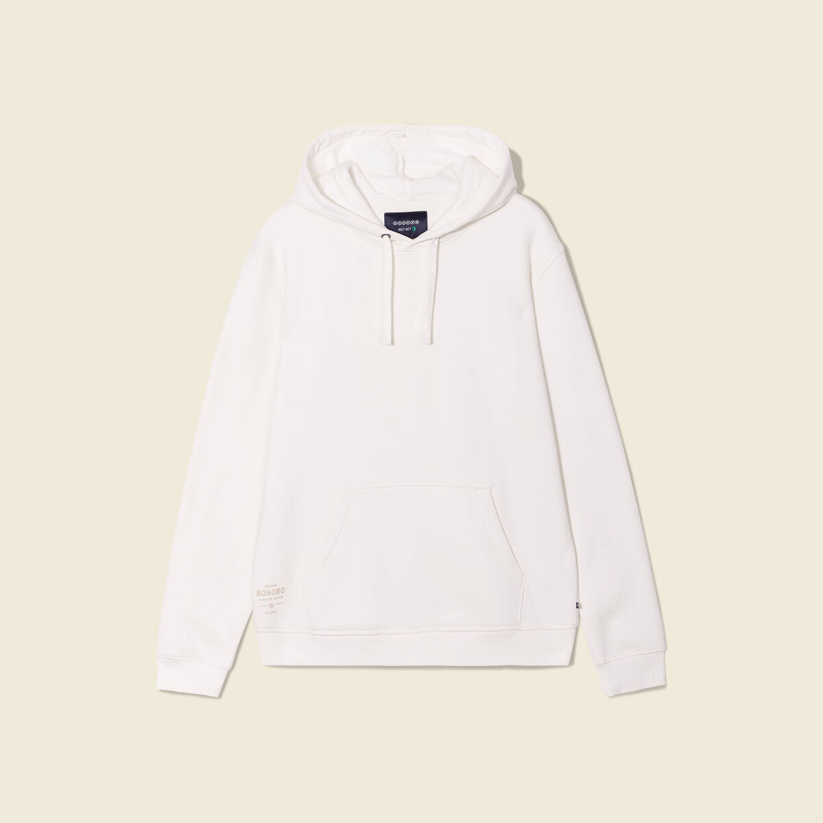 Sweat manches longues ecru homme