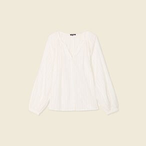 blouse manches longues ecru femme Blouse manches longues ecru femme