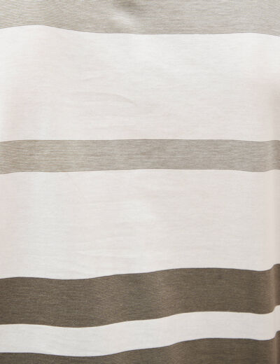 T-shirt manches courtes vert kaki homme