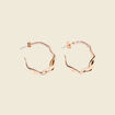 Boucles d'oreilles créoles couleur or femme