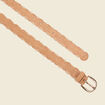 Ceinture su&eacute;dine marron femme