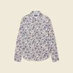 Chemise à manches longues blanc homme