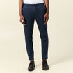 Pantalon jogger élastiqué bleu foncé homme