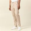 Pantalon chino jogger beige homme