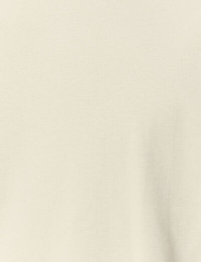 T-shirt manches courtes beige homme