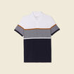 Polo manches courtes blanc homme
