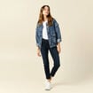 Jeans Vanessa - slim 7/8ème denim brut femme
