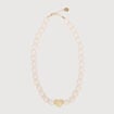 Collier blanc femme